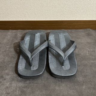 【名作・廃番】雪駄 VIC ニシベケミカル シルバー サンダル 便所 便サン