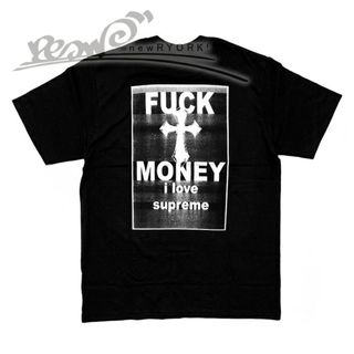 シュプリーム(Supreme)の送料無料 メンズ Tシャツ ブラック Supreme シュプリーム Fuck Money Tee FW24T41 M L XL XXL シュプリームファックマネーTシャツ se1314r(Tシャツ/カットソー(半袖/袖なし))