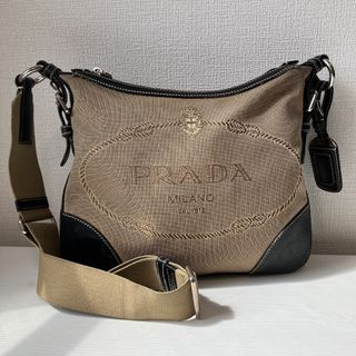 プラダ(PRADA)のPRADA　プラダ　ロゴジャガード ショルダーバッグ(ショルダーバッグ)