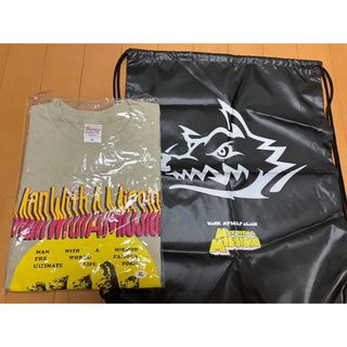 マンウィズアミッション(MAN WITH A MISSION)の★マンウィズ・Tシャツ＆バッグ★未使用！希少！MWAM(Tシャツ/カットソー(半袖/袖なし))
