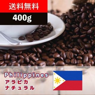 自家焙煎 フィリピン産 アラビカ豆 400g | 希少なナチュラル精製 | (コーヒー)