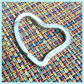 ティファニー(Tiffany & Co.)の✨極美品✨TIFFANY&Co ティファニー オープンハート　キーリング　925(キーホルダー)