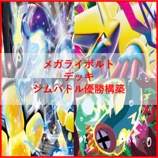 ポケモンカード　メガライボルトex　ミライドン　デッキ　[04087]