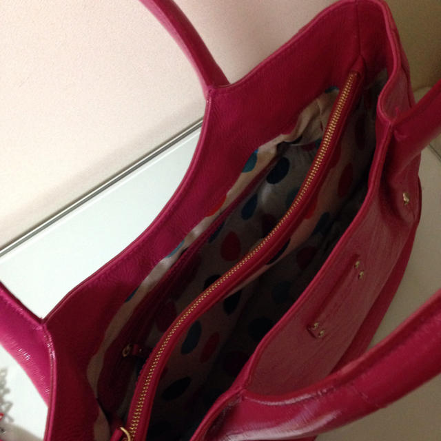 kate spade new york(ケイトスペードニューヨーク)のケイトスペード☆ピンクレザーバッグ美品 レディースのバッグ(ショルダーバッグ)の商品写真
