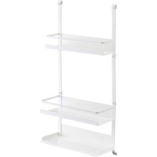 【新着商品】山崎実業(Yamazaki) レンジフード調味料ラック 3段 ホワイ