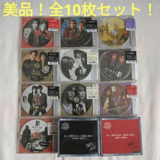 専用ケース付き！B'z 15周年記念マキシシングル全10枚セット！(ポップス/ロック(邦楽))