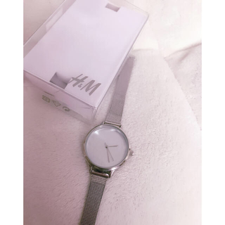 エイチアンドエム(H&M)のʚ꒰⑅新品電池入り💕H&M⌚️シンプル水色腕時計⑅꒱ɞ(腕時計)