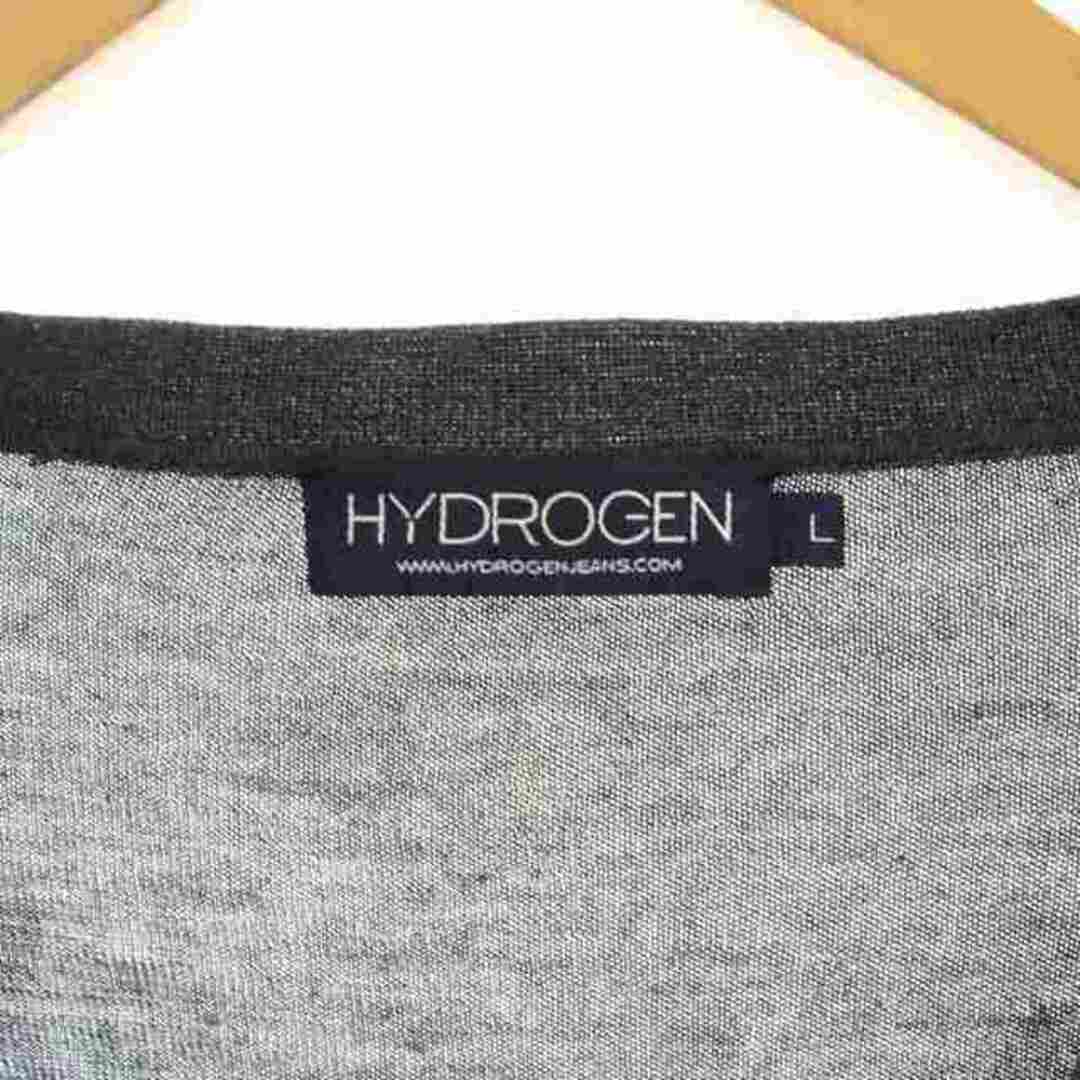 HYDROGEN(ハイドロゲン)のハイドロゲン ニットカーディガン 長袖 絹 シルク カシミヤ混 カモフラ 迷彩 メンズのトップス(カーディガン)の商品写真