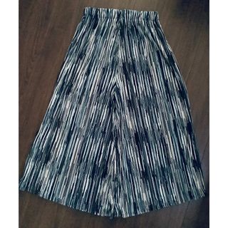 パンツ フレアパンツ レディース ブルー 春 夏 秋 クロップド ワイド 軽い (ショートパンツ)
