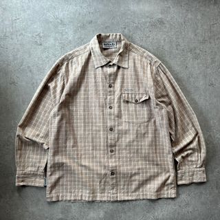 90s bitch ボックスシャツ ベージュ M スケート