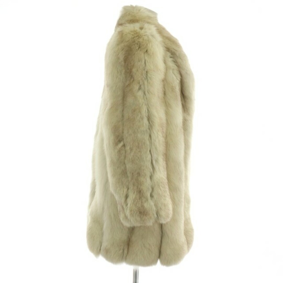 サガフォックス 金サガ ファーコート アウター 毛皮 フォックス 11 L 白