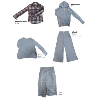 アメリカンホリック(AMERICAN HOLIC)のレディース秋冬服　5着まとめ売り　アメリカンホリック他(シャツ/ブラウス(長袖/七分))