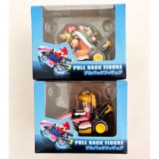 ニンテンドウ(任天堂)のマリオカート8 プルバックカー フィギュア 2種(ゲームキャラクター)
