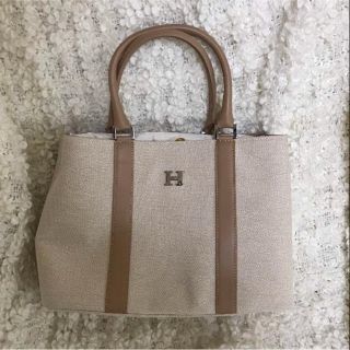 HARDYAMIES ハーディエイミス ショルダー♡ハンドバッグベージュ牛革