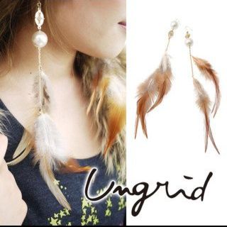 アングリッド(Ungrid)のungrid＊パールフェザーピアス＊(ピアス)