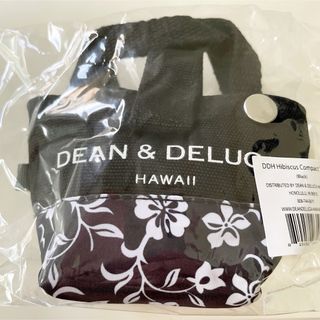 ディーンアンドデルーカ(DEAN & DELUCA)のディーンアンドデルーカ ハワイ限定　コンパクト　ミニ　エコバッグ　黒　新品(エコバッグ)