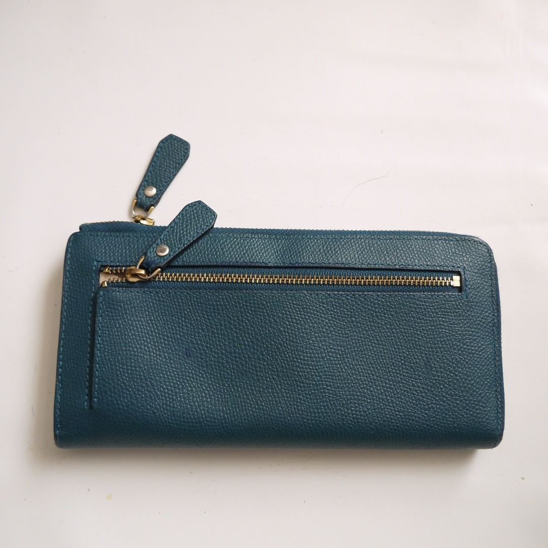 TOPKAPI(トプカピ)の✈ 美品 希少　TOPKAPI　トプカピ　L字 ファスナー 長財布　ブルー　青紺 レディースのファッション小物(財布)の商品写真