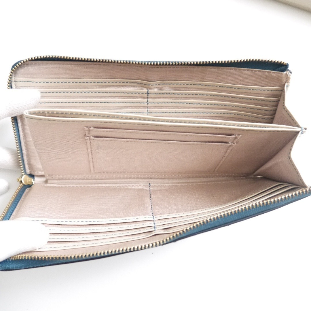 TOPKAPI(トプカピ)の✈ 美品 希少　TOPKAPI　トプカピ　L字 ファスナー 長財布　ブルー　青紺 レディースのファッション小物(財布)の商品写真