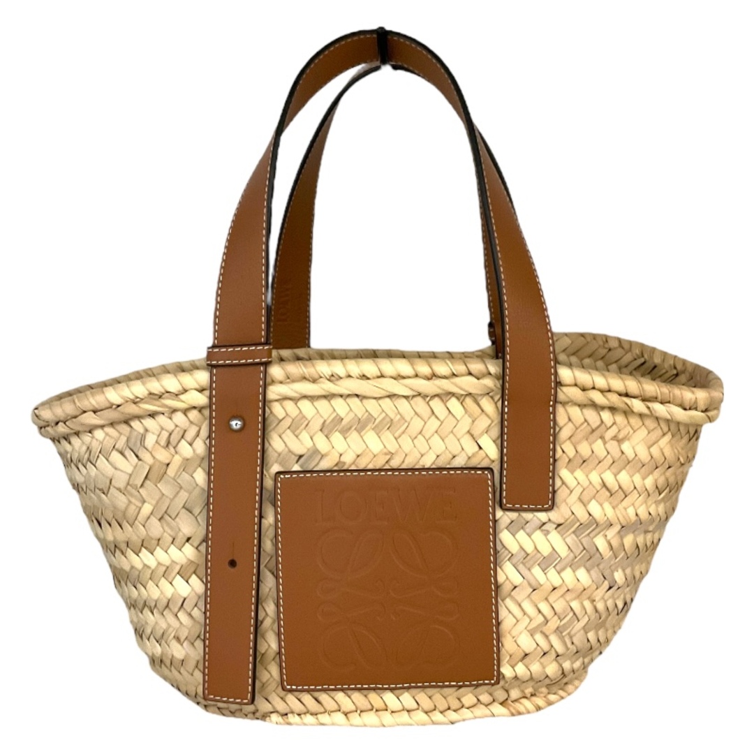 LOEWE - ロエベ LOEWE ﾊﾞｹｯﾄ ｽﾓｰﾙ ブラウン ﾔｼの葉・ｶｰﾌ