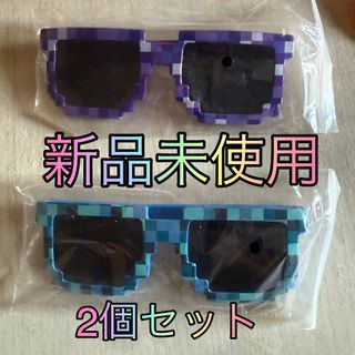ピクセル風（マインクラフト風）デザイン　サングラス(その他)