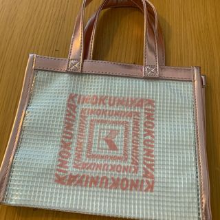 紀ノ国屋　ミニクリアバッグ　ローズピンク　セット用