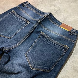 ザラ(ZARA)の【ZARA MAN】ザラ マン ダメージリペア加工 ストレッチ テーパードデニム(デニム/ジーンズ)