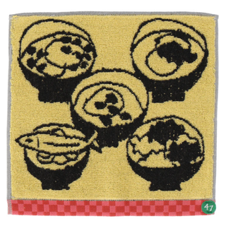 【未使用】47 Japan Rediscovery 島根 お雑煮 タオルハンカチ(ハンカチ/ポケットチーフ)