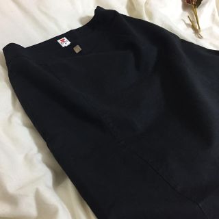 クレージュ(Courreges)のcourreges black skirt(ひざ丈スカート)