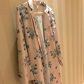 マウジー(moussy)のマウジー★花柄 薄手カーディガン(ロングワンピース/マキシワンピース)