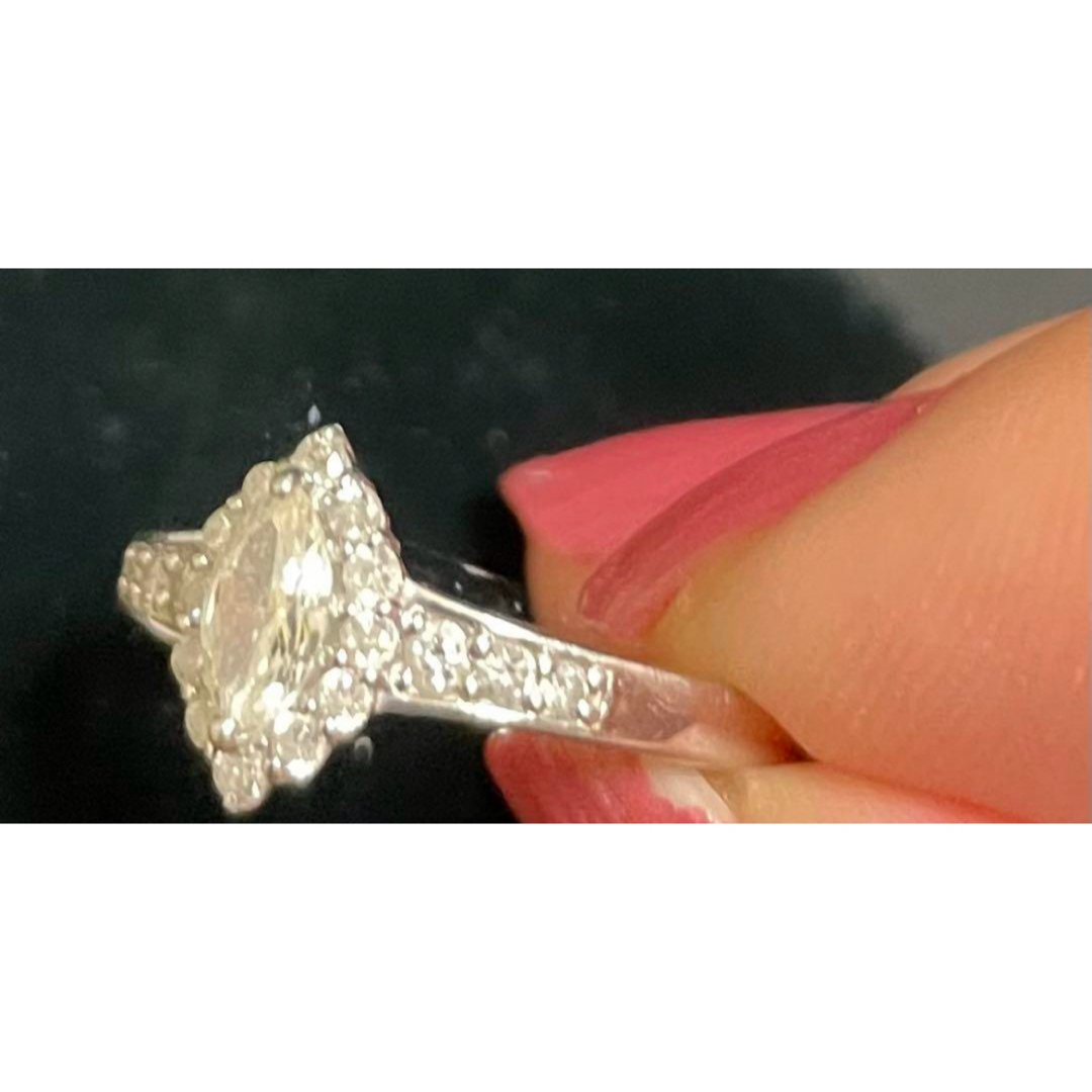 最終値下げ！鑑定書付き！0.238ctプラチナダイヤモンドリング