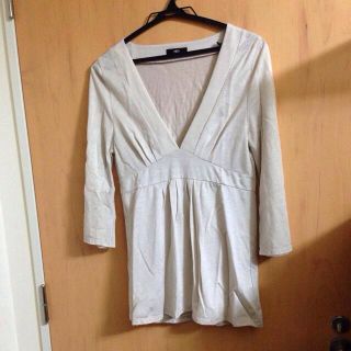 イネド(INED)のINED☆シルク混☆美品チュニック(カットソー(長袖/七分))