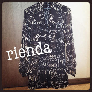 リエンダ(rienda)のrienda♡シフォンロングシャツ(シャツ/ブラウス(長袖/七分))