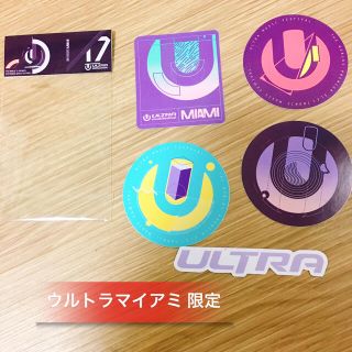 【日本未発売】UMF ウルトラ マイアミ限定ステッカー ５枚組(その他)