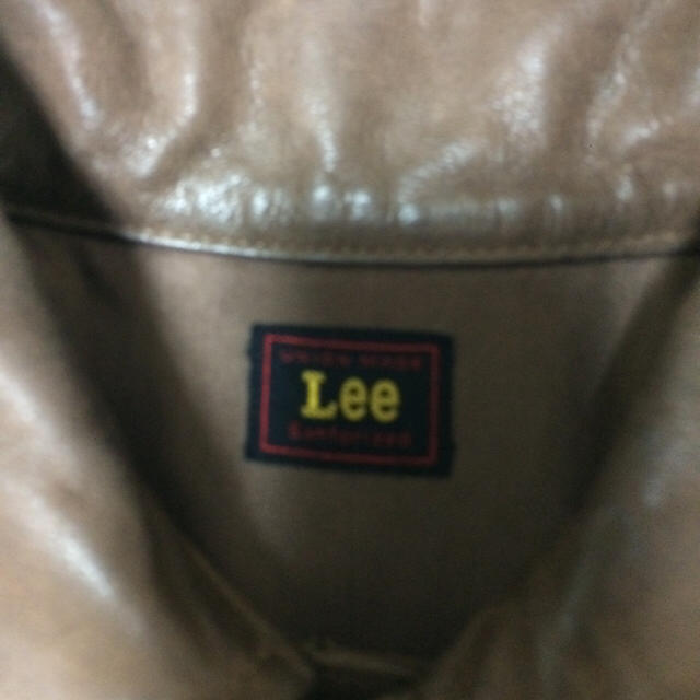 Lee(リー)のLee  リーのレザージャケット メンズのジャケット/アウター(Gジャン/デニムジャケット)の商品写真