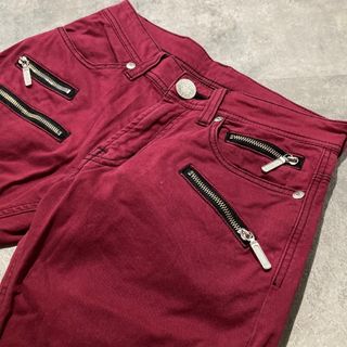 リー(Lee)の【Lee】リー 08722 ストレッチ ジッパーデザイン カラーパンツ ジーンズ(デニム/ジーンズ)