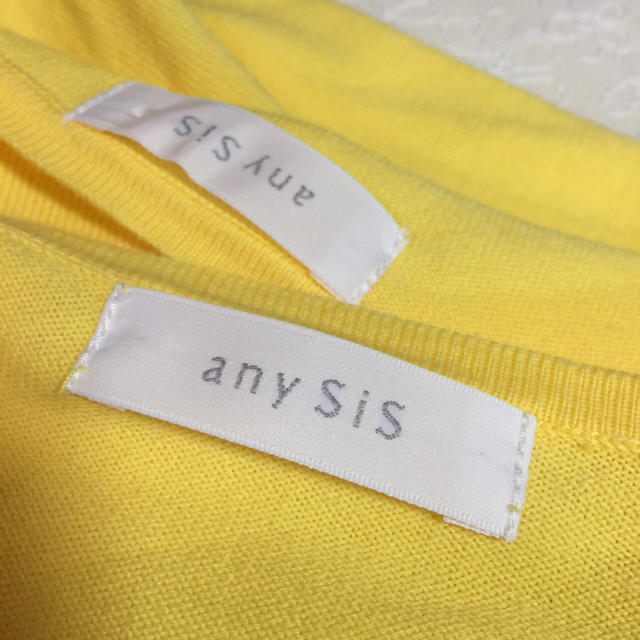 anySiS(エニィスィス)の💛any SiS カーディガン&カットソー２点セット💛 レディースのトップス(カーディガン)の商品写真