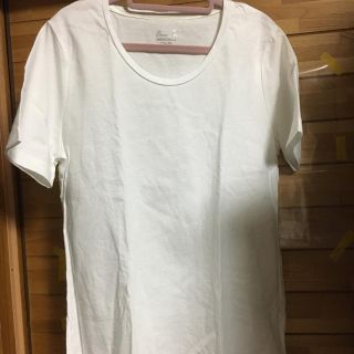 ジーユー(GU)のGU 白 Tシャツ(Tシャツ(半袖/袖なし))