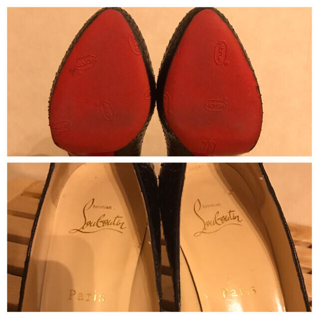 Christian Louboutin(クリスチャンルブタン)のChristian Loubouti ラウンドパンプス レディースの靴/シューズ(ハイヒール/パンプス)の商品写真