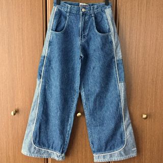 フラワー(flower)の希少 90’sNEVADA TAILLE ハイウエスト バギーデニムパンツ(デニム/ジーンズ)