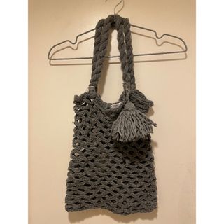 Fatima Morocco ニット製マクラメバッグ