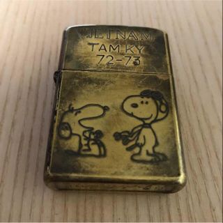 ジッポー(ZIPPO)のビンテージ★ベトナムジッポーTaｍky72-73★スヌーピー★K 34(タバコグッズ)