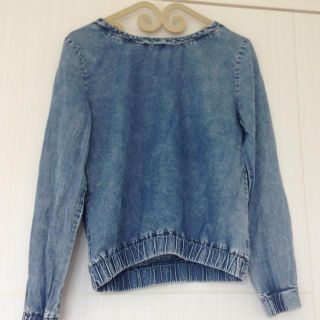 エイチアンドエム(H&M)のH&M デニムカットソー(カットソー(長袖/七分))