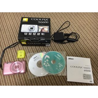 ニコン(Nikon)のNicon coolpix s6600 一式セット（ピンク）(コンパクトデジタルカメラ)