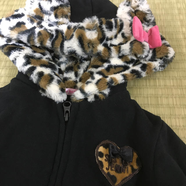 JENNI(ジェニィ)の【美品】シスタージェニィ♡猫耳パーカー キッズ/ベビー/マタニティのキッズ服女の子用(90cm~)(ジャケット/上着)の商品写真