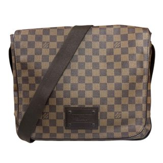 ルイヴィトン(LOUIS VUITTON)のルイヴィトン ブルックリンMM ダミエ ショルダーバッグ ダミエキャンバス N51211 ブラウン レディース LOUIS VUITTON  中古(ショルダーバッグ)