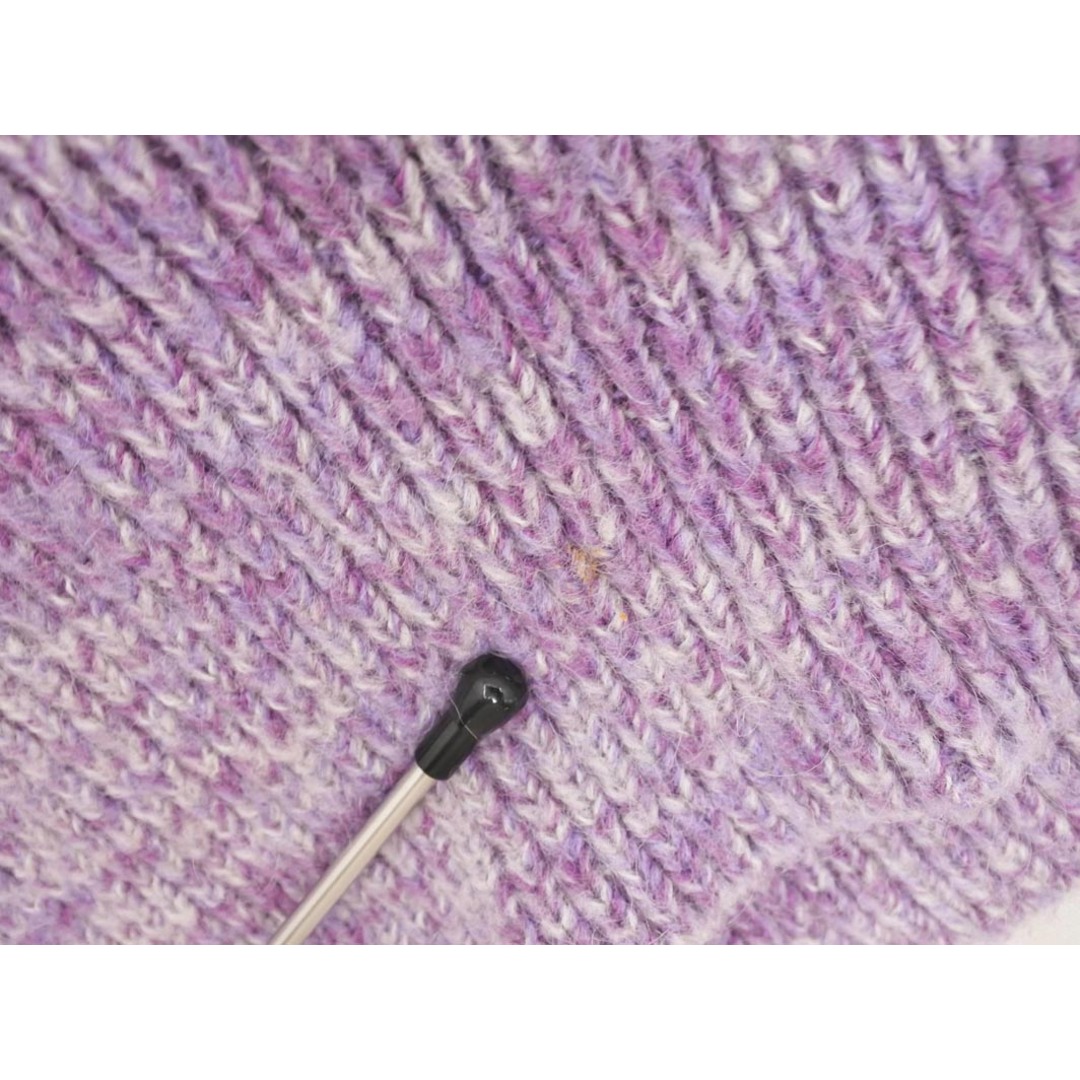 JOURNAL STANDARD(ジャーナルスタンダード)のJOURNAL STANDARD relume ジャーナルスタンダードレリューム ウール混 ニット セーター sizeF/紫 ◇■ メンズ メンズのトップス(ニット/セーター)の商品写真