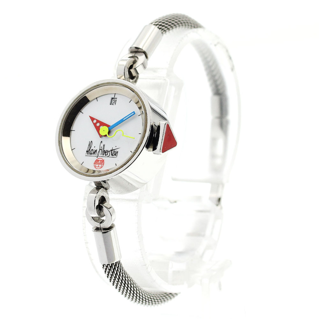 Alain Silberstein(アランシルベスタイン)のアラン・シルベスタイン Alain Silberstein ME12 ミラネーゼ デイト 自動巻き レディース _898934 レディースのファッション小物(腕時計)の商品写真
