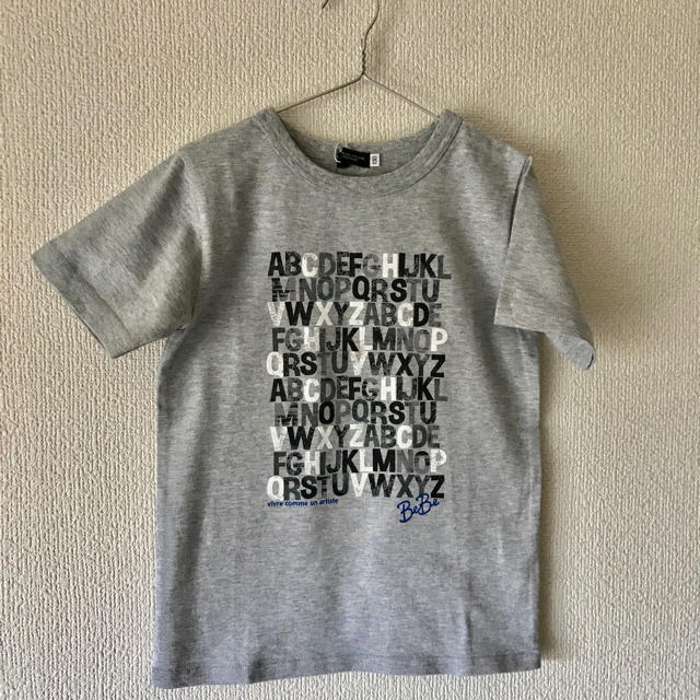 BeBe(ベベ)の:::bebe:::半袖Tシャツ130cm 2枚set 新品タグ付 キッズ/ベビー/マタニティのキッズ服男の子用(90cm~)(Tシャツ/カットソー)の商品写真