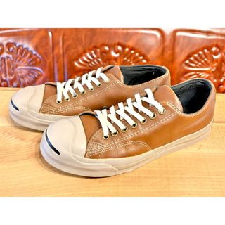 コンバース(CONVERSE)の★コンバース ジャックパーセル レザー ブラウン 茶色 ビンテージ 238★(スニーカー)
