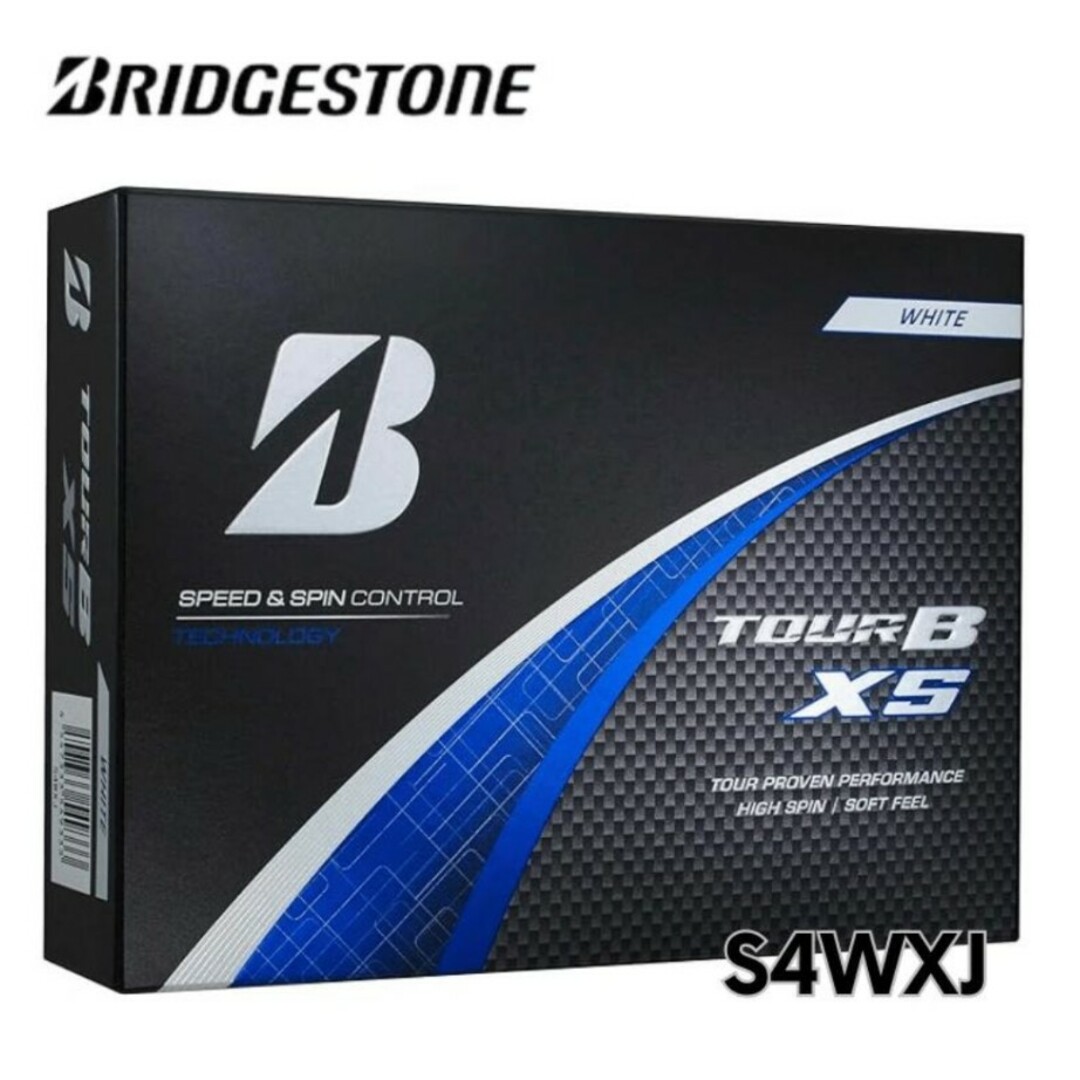 BRIDGESTONE(ブリヂストン)の新品未使用 ブリヂストン 24TOUR B XS ツアーBホワイト 1ダース スポーツ/アウトドアのゴルフ(その他)の商品写真